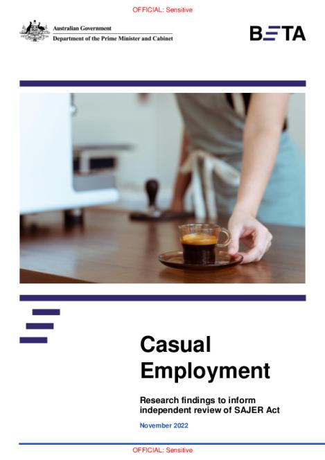 D22 1651992  Casual Employment - Research findings to inform independent review of SAJER Act - final.PDF