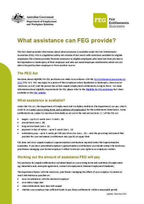 What assistance can FEG provide factsheet (as at 1 Dec 2022).pdf