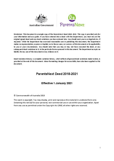 ParentsNext Deed 2018-2021 - inc GDV 5 - effective 1 JAN 2021.pdf