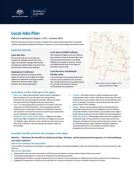 Ballarat - Local Jobs Plan - January 2023 - Final.pdf
