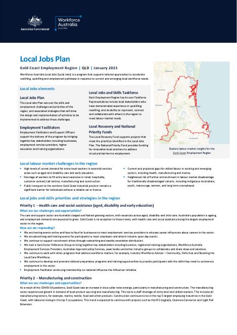 Gold Coast - Local Jobs Plan - January 2023 - Final.pdf