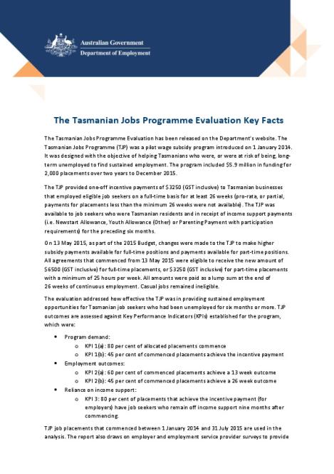 tasmanian_jobs_programme_evaluation_key_facts.pdf