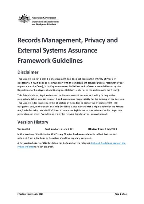 Records Management Privacy and ESAF Guidelines.pdf