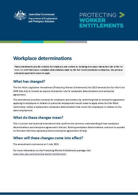Workplace determinations fact sheet.pdf