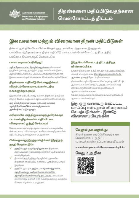 TAMIL-2169 Skills Assessment - Pilot 2 Fact Sheet_V0.1.pdf