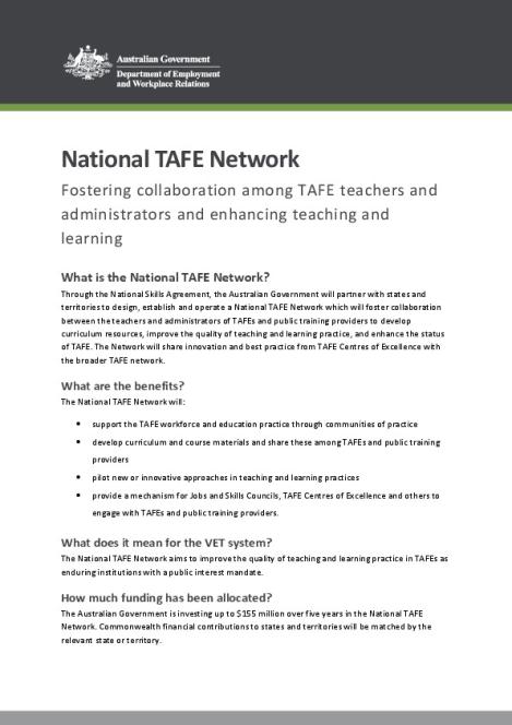 D23 4460292  231016 FINAL O CONNOR Fact Sheet_NSA - National TAFE network.pdf