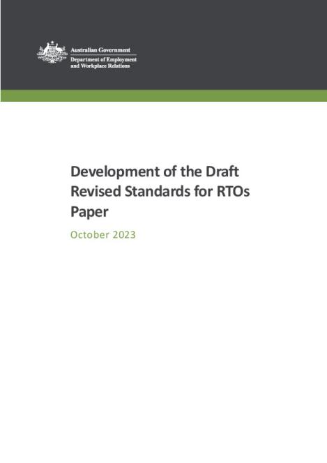 Development of the Draft Revised Standards for RTOs Paper.pdf