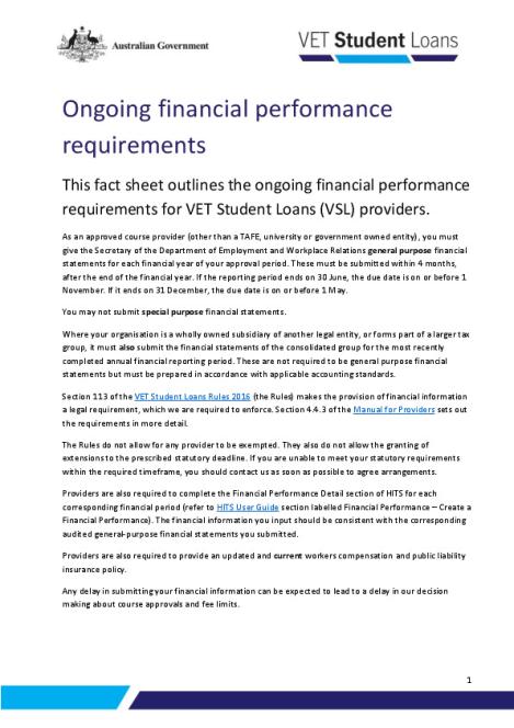 VSL Ongoing financial performance requirements.pdf