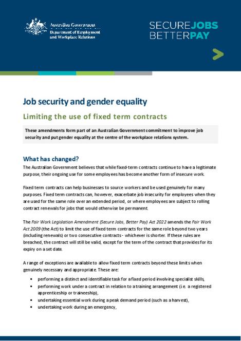 Job security and gender equality - Limiting the use of fixed-term contracts.pdf