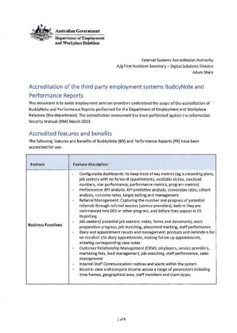 BuddyNotes and PerformanceReports Accreditation Report.pdf