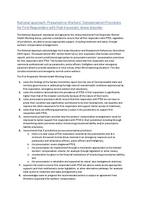 National Approach for presumptive liability for first responders with PTSD.pdf