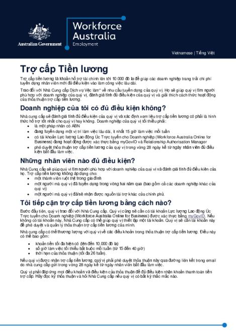 Wage Subsidies Employer Factsheet_Vietnamese.pdf