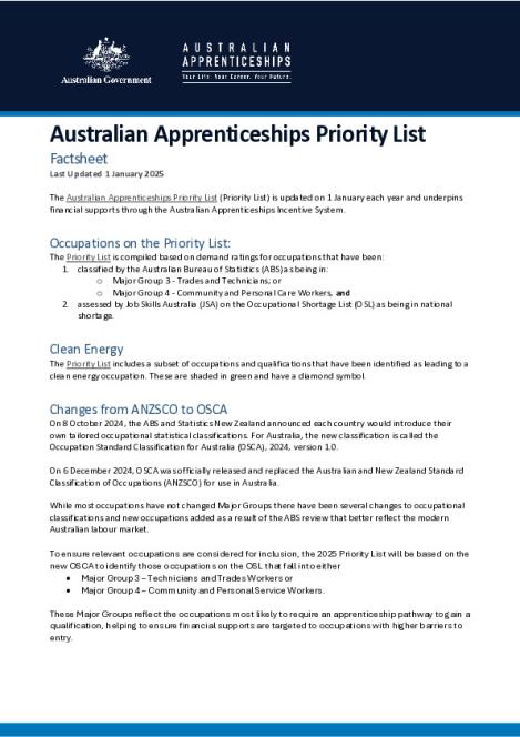 Australian Apprenticeships Priority List Factsheet.pdf