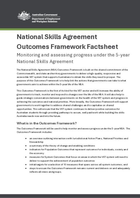 Fact Sheet NSA Outcomes Framework.pdf