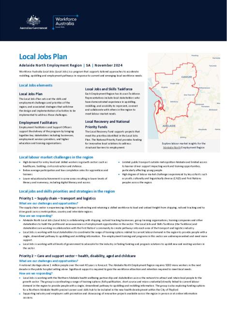 Adelaide North - Local Jobs Plan - November 2024 - FINAL2.pdf