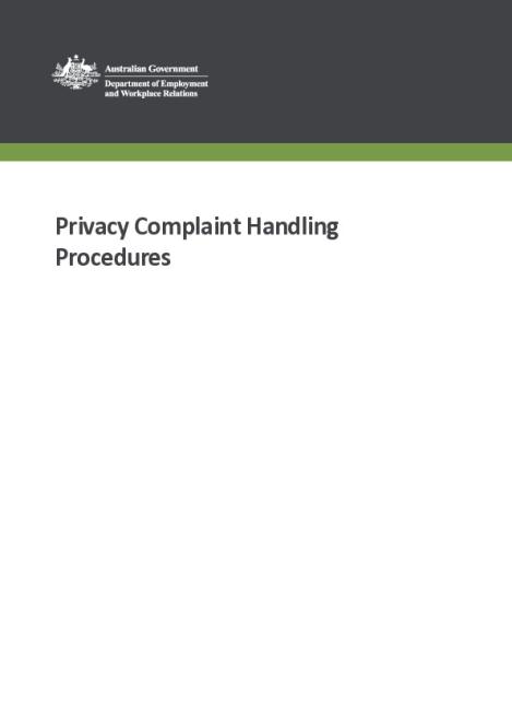 DEWR Privacy Complaints Handling Procedures.pdf