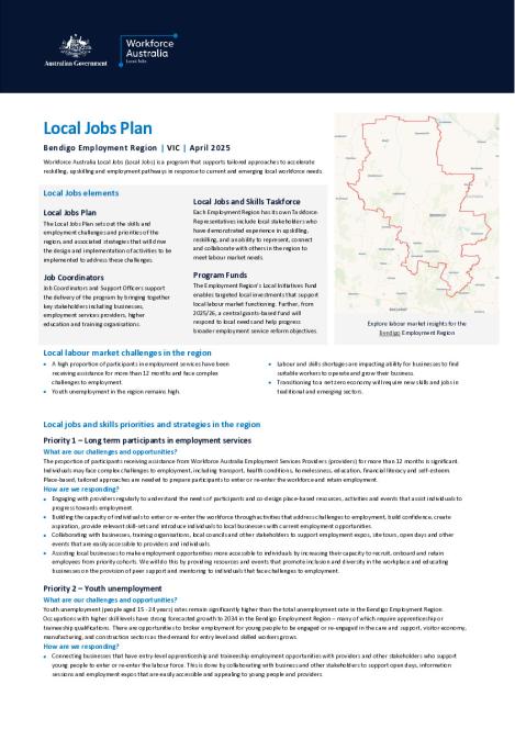 Bendigo - Local Jobs Plan - April 2025 - FINAL.pdf