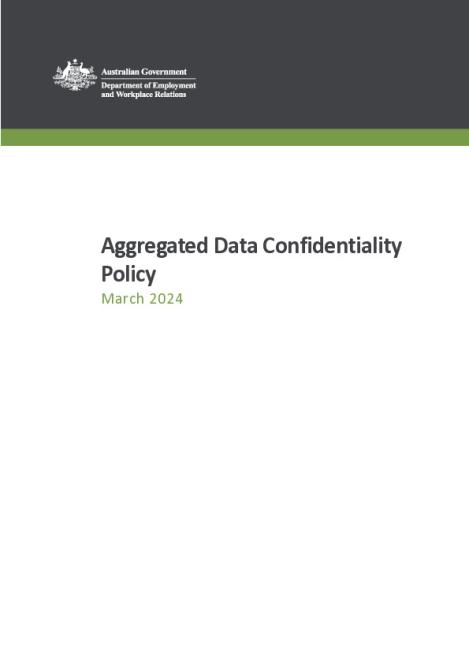 DEWR Aggregated Data Confidentiality Policy.pdf
