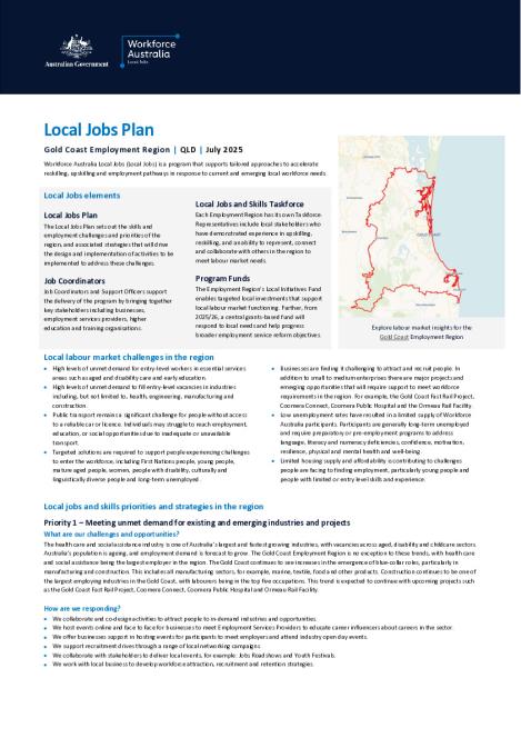 Gold Coast - Local Jobs Plan - June 2025 - Final.pdf