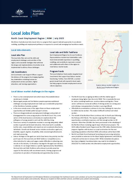 North Coast - Local Jobs Plan - July 2025 - Final.pdf