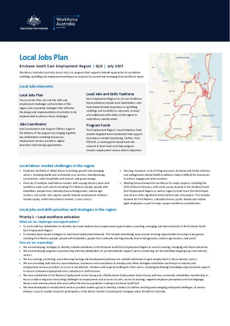 Brisbane South East Local Jobs Plan - July 2025.pdf