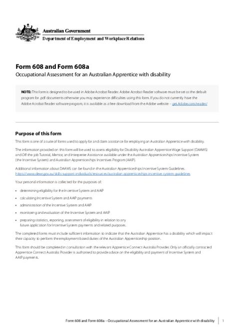Form 608 and Form 608a - Medical and Occ Assessment Form.pdf