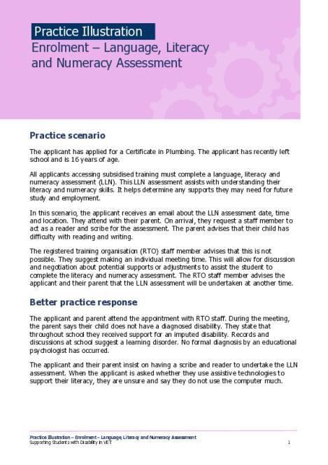 Practice Illustration - Enrolment - LLN Assessment.pdf