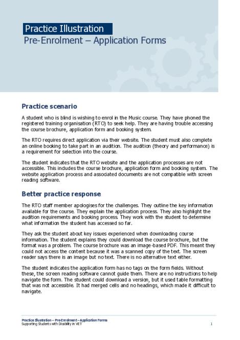 Practice Illustration - Pre-Enrolment - Application Forms.pdf