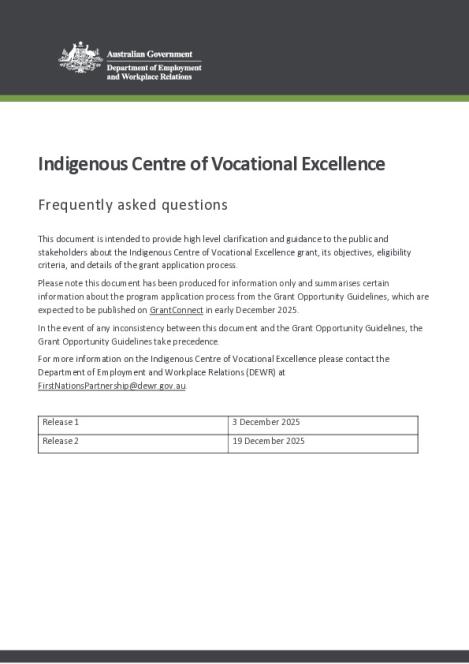 Indigenous Centre of Vocational Excellence – Frequently Asked Questions.pdf