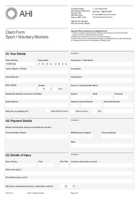 AHI Group Personal Accident Claim Form 2025-26.pdf