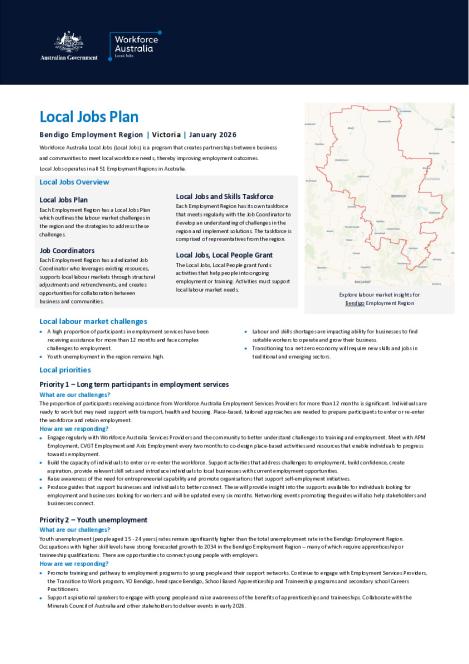 Bendigo - Local Jobs Plan - January 2026.pdf
