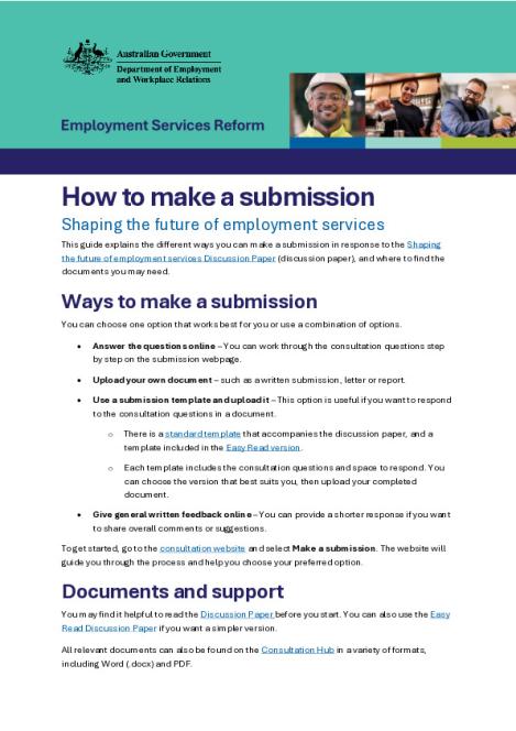Employment services - How to make a submission guide.pdf