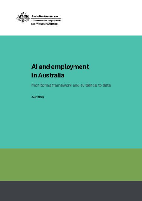 DEWR - AI and employment - Final (accessible)_Updated Cover.pdf