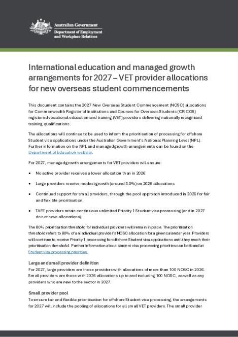 Factsheet - Managed Growth 2027 and VET Provider Allocations.pdf