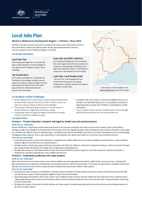 Western Melbourne - Local Jobs Plan - July 2026 - Final.pdf