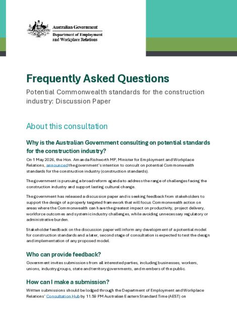 FAQs Potential construction standards.PDF