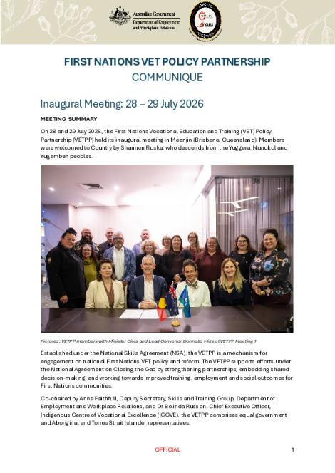 VETPP 1 28-29 July 2026 Communique - for publishing (Accessible version).pdf