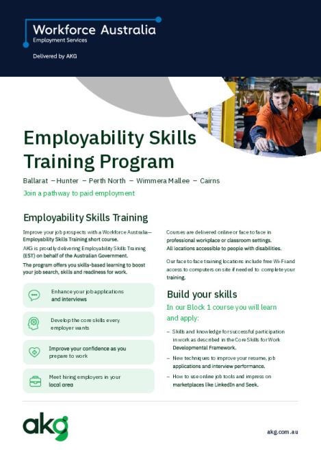 EST Service Delivery Plan - AKG Australia (Participant Block 1 and 2).pdf