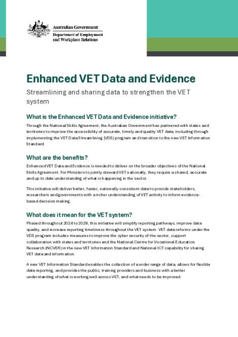Enhanced VET Data and Evidence Factsheet.pdf