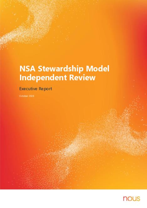 NSA Stewardship Model Independent Review - Executive Report.pdf