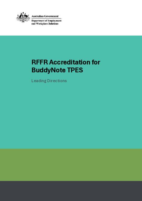 RFFR Accreditation Report for BuddyNote Leading Directions.pdf