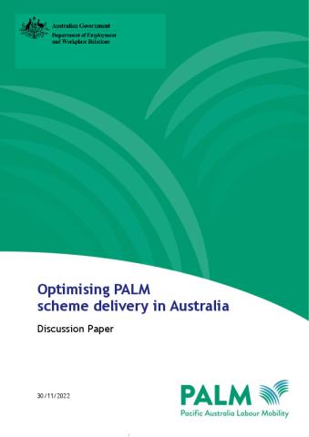 Discussion paper - Optimising PALM scheme delivery in Australia.pdf